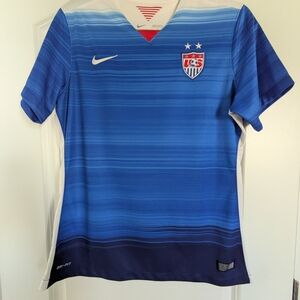 Nike Blue Gradient Soccer Jersey